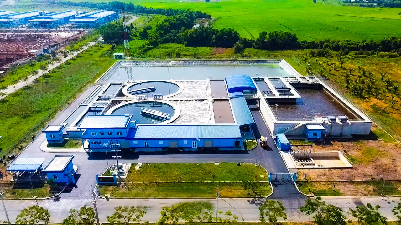 Nhà máy xử lý nước thải tập trung tại Khu công nghiệp Thành Thành Công