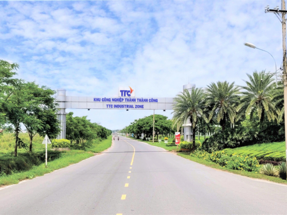 Khu công nghiệp Thành Thành Công tọa lạc khu phố An Hòa, phường Trảng Bàng, tỉnh Tây Ninh