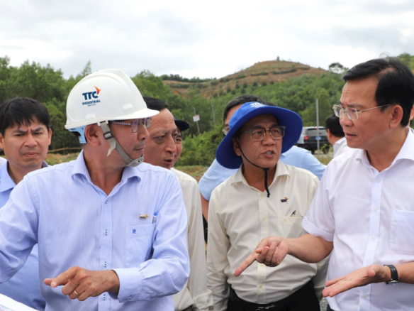 Chủ tịch UBND tỉnh Lâm Đồng kiểm tra Dự án Cụm công nghiệp Đạ Oai